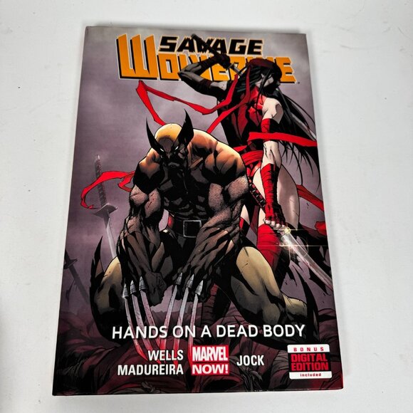 Savage Wolverine Hands on a Dead Body Vol 2 Superheroes Marvel Enterprises HC - Picture 1 of 8